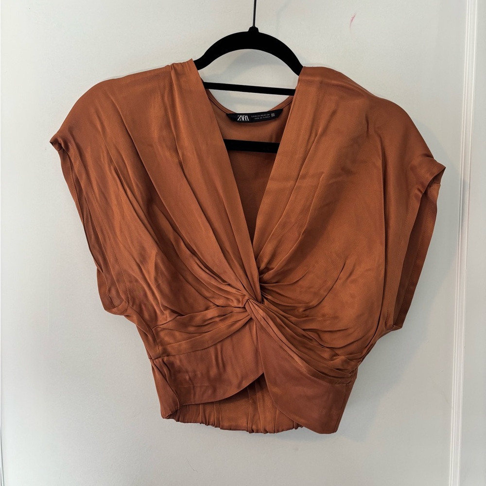 Zara Women's Rust Top